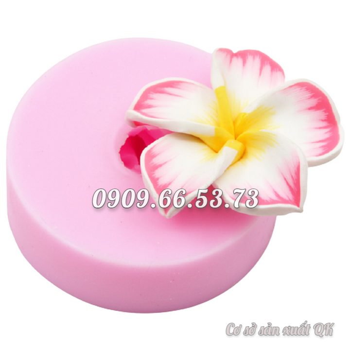 Khuôn rau câu silicon hoa sứ 5 cánh - Mã số 1608