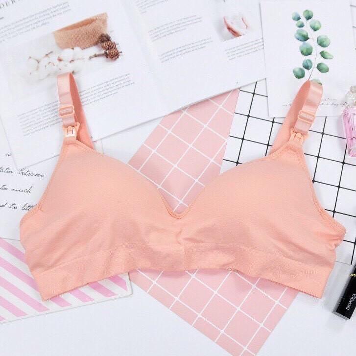 (AB11) áo Bra cao cấp chuyên dụng cho mẹ bầu va mẹ sữa (kèm mút nâng ngực
