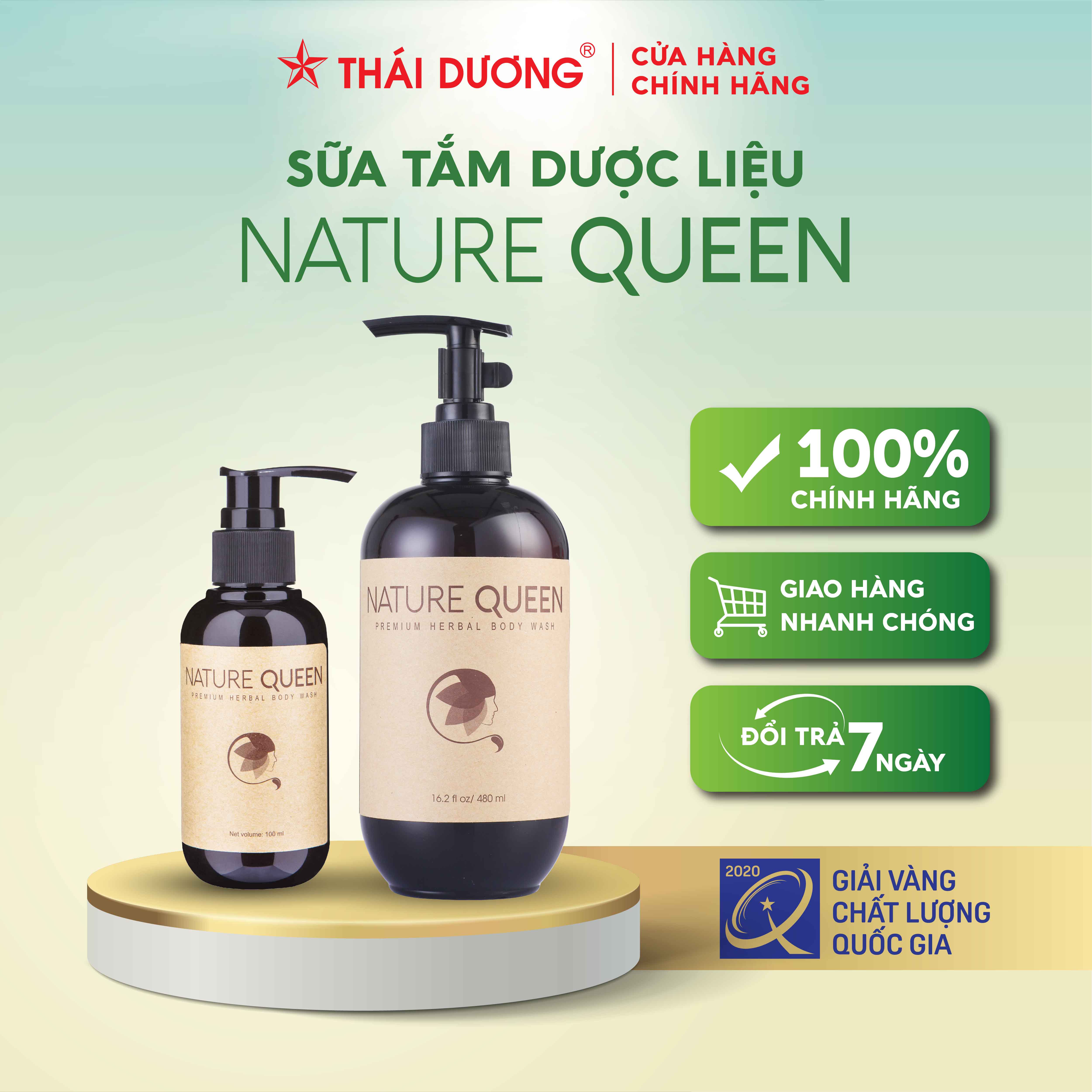 Sữa tắm thảo dược Nature Queen 100ml - Sao Thái Dương