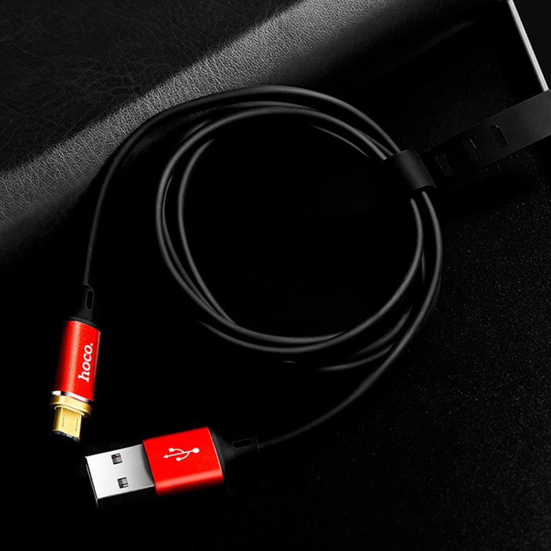 Cáp sạc Hoco hỗ trợ sạc nhanh 1.8A chuẩn Micro USB, chất liệu TPE siêu bền hạn chế rối, dành cho Samsung, Xiaomi, Huawei, Vivo, Sony, dài 100cm, U28 - Hàng chính hãng