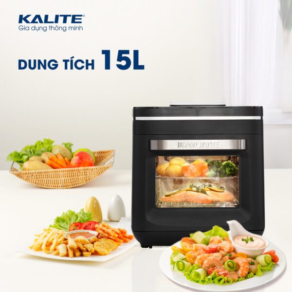 Nồi chiên hơi nước Kalite Steam X, 15Lit - 2600W, Hàng Chính Hãng