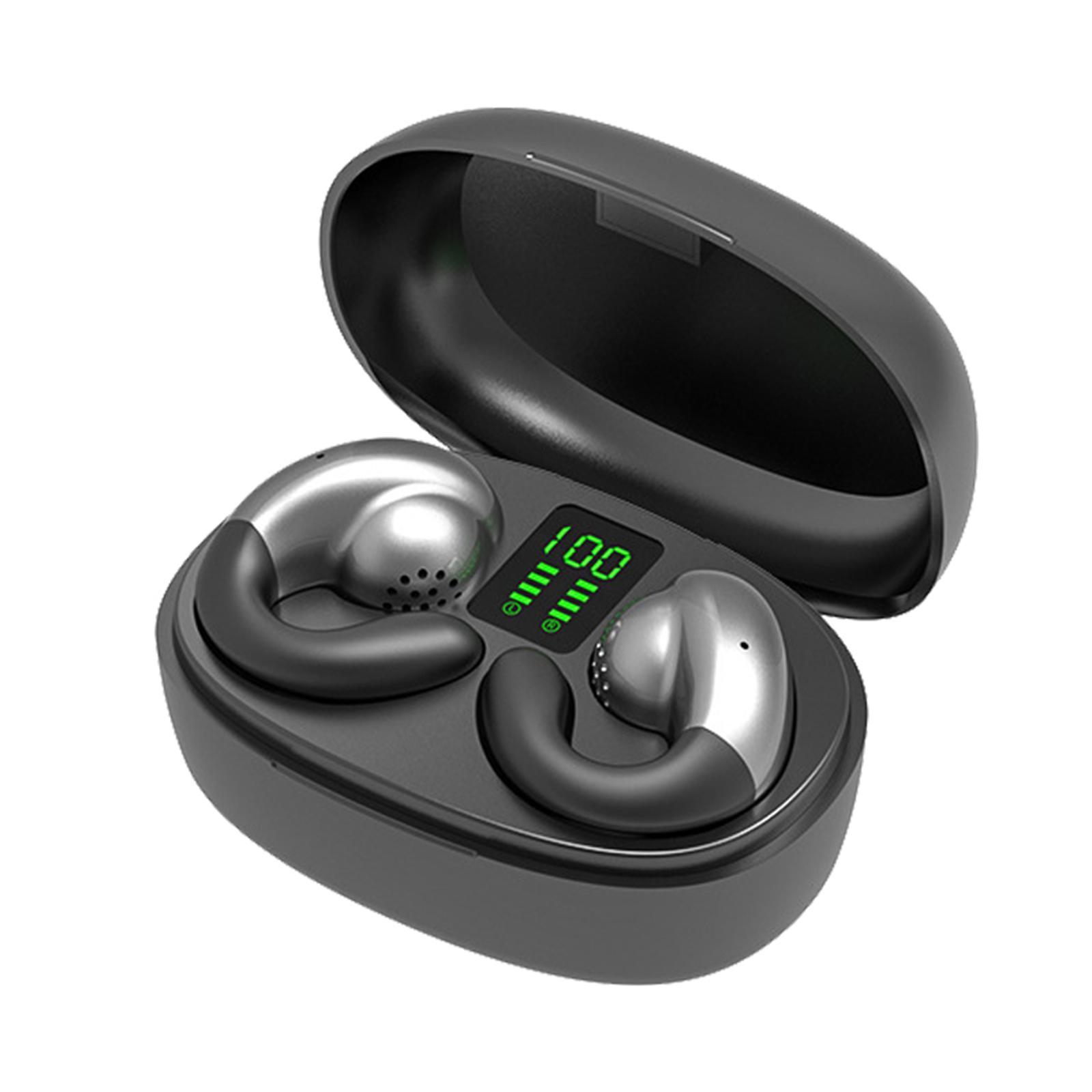 Clip Headphones V5.3 Noise Cancelling for Workout Working Computer