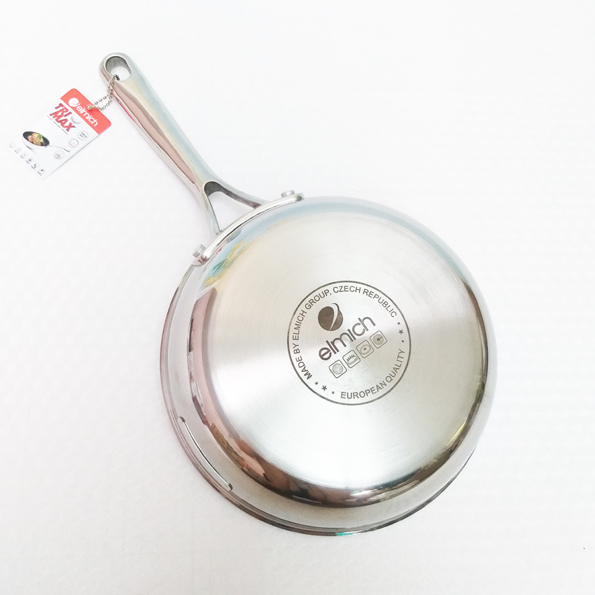 Chảo Inox Chống Dính Đáy Liền Elmich TriMax Đáy Từ Tiêu Chuẩn Châu Âu