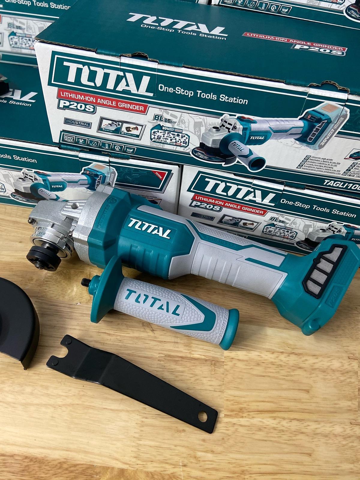 MÁY MÀI GÓC DÙNG PIN 20V 100MM TOTAL TAGLI1003 - HÀNG CHÍNH HÃNG