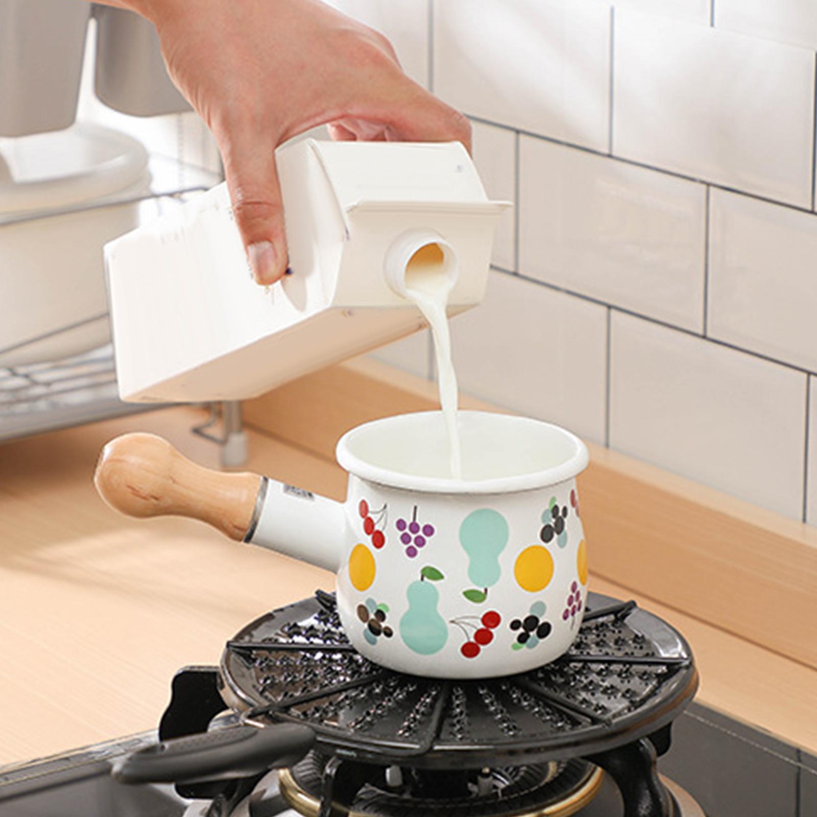 Multifunctional Sauce Pan Milk Pan Heat Resistant 550ml Small Sauce Pot for