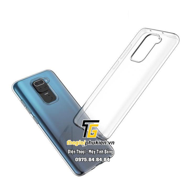 Ốp lưng silicon dẻo trong suốt Xiaomi Redmi Note 9