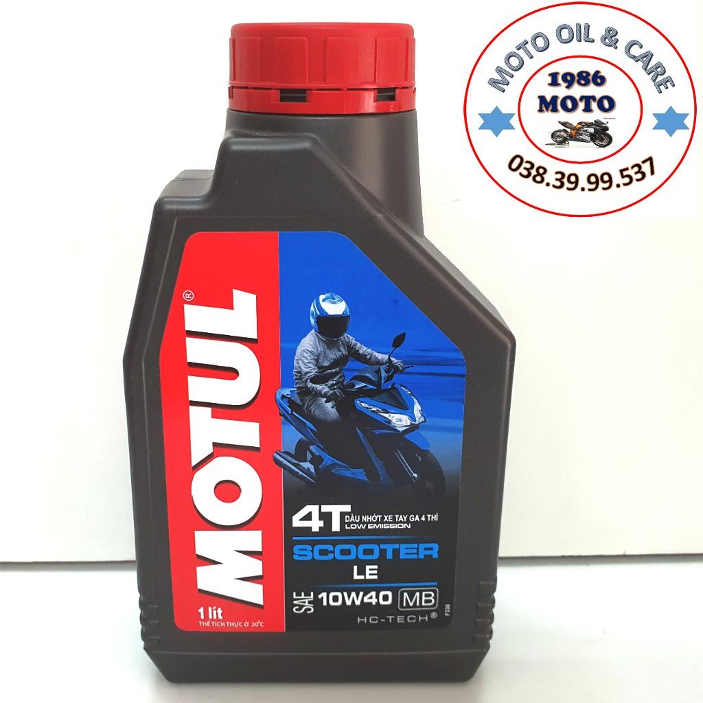 Dành cho MOTUL SCOOTER LE 10W40 HC-TECH SL MB DẦU NHỚT XE TAY GA 1L