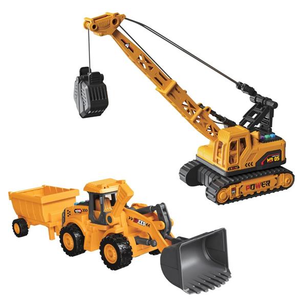 Đồ Chơi Bộ Phương Tiện Công Trình Có Đèn Và Âm Thanh - Vecto CB-VT105103