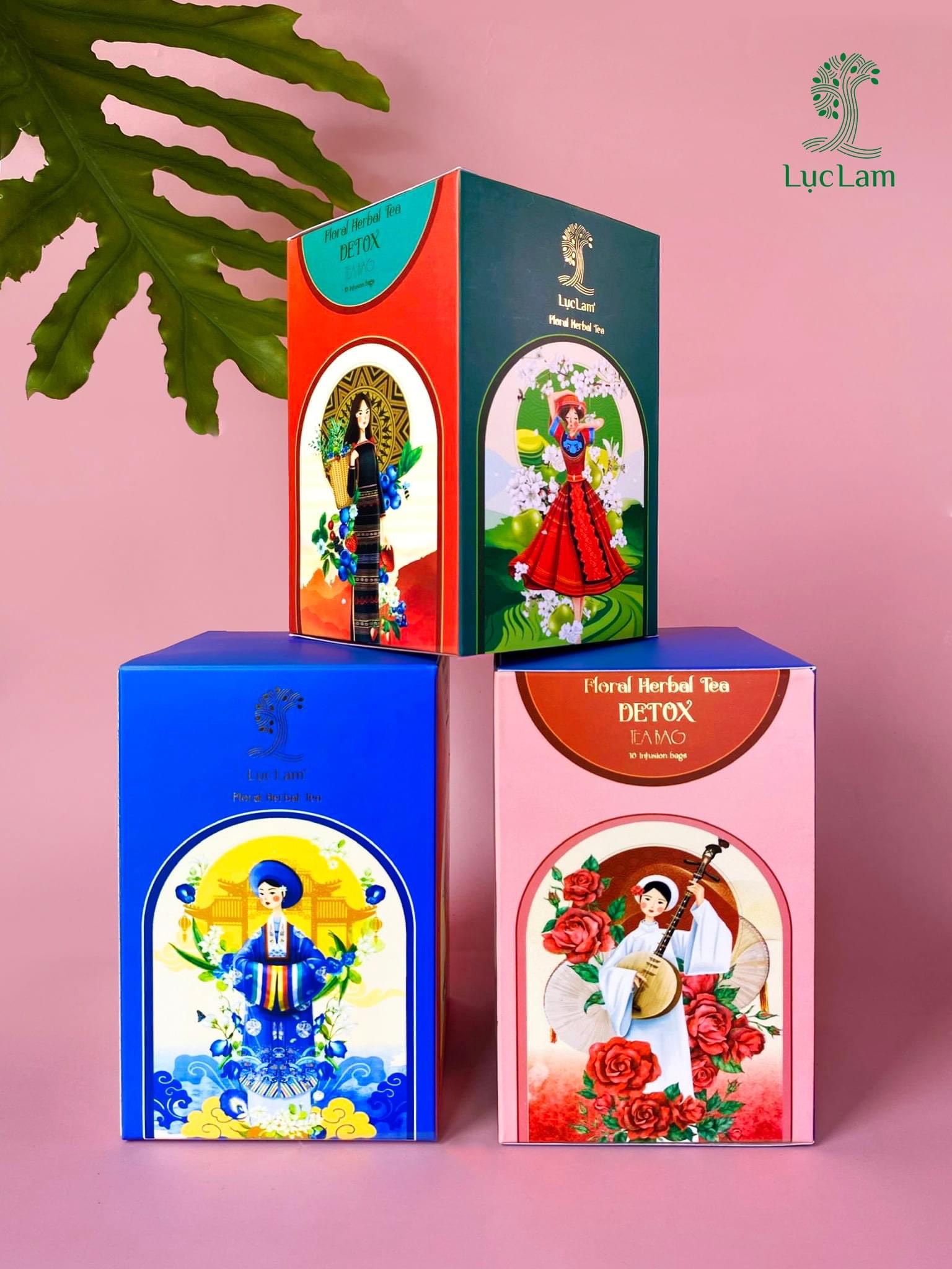 Hộp trà DETOX Lục Lam 30g