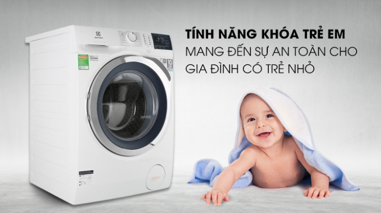 Máy Giặt Electrolux Inverter 9 kg EWF9024BDWB 8