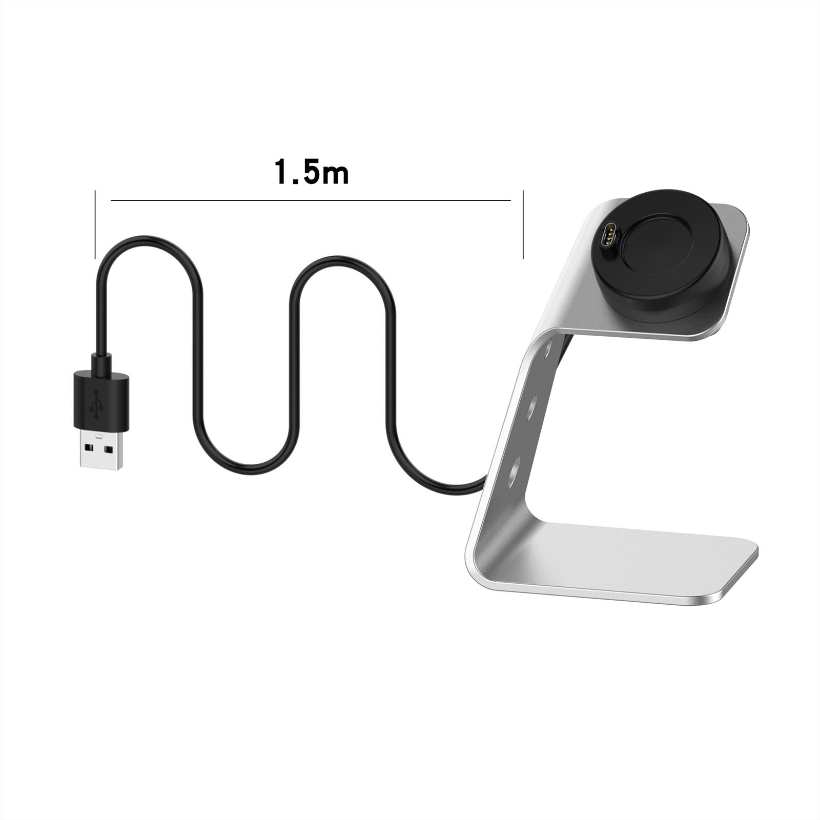 For Garmin Forerunner 745 Quatix 5 Charger, USB Charging Cable Dock Accessories for Garmin Forerunner 745 Quatix 5 D2 Delta Vivoactive 3