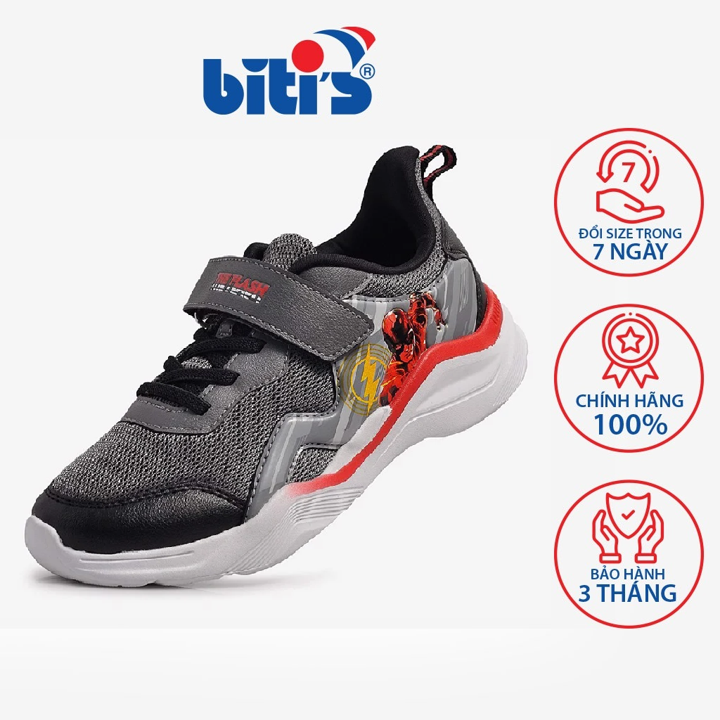 Giày Thể Thao Bé Trai Biti's x THE FLASH BSB001099DEN