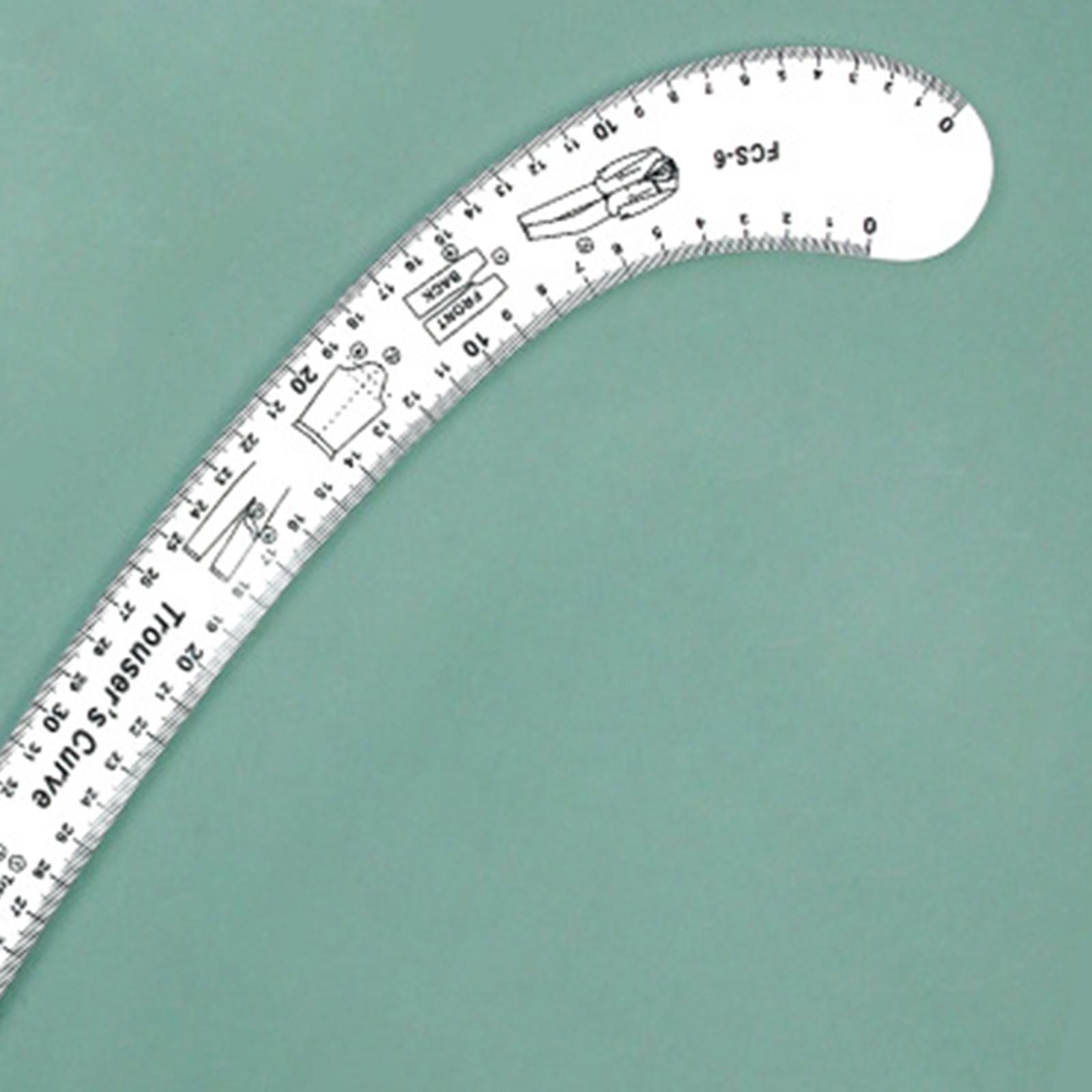 2x French Curve Ruler Metric Clothes  Making Sewing Ruler