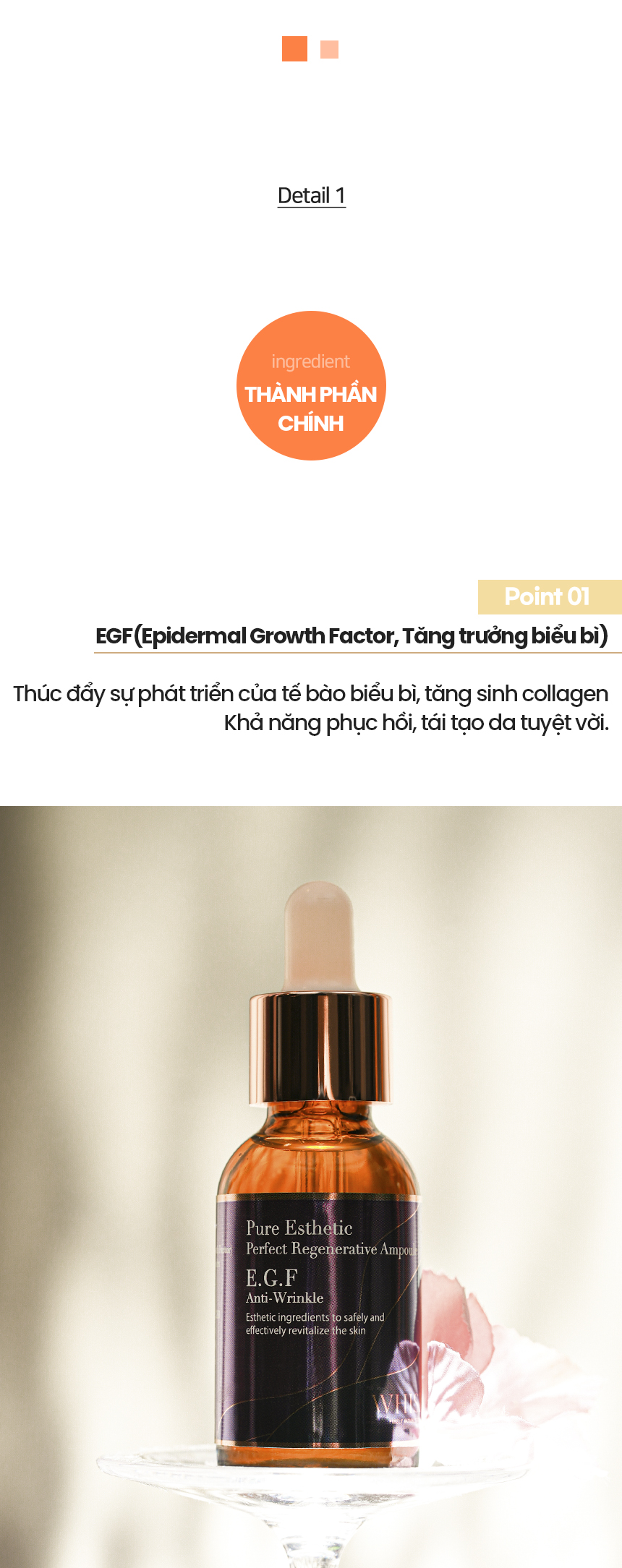 Tinh Chất Tế Bào Gốc WHISIS Pure Esthetic Perfect Regenerative Ampoule Tái Tạo Phục Hồi Da 30ml