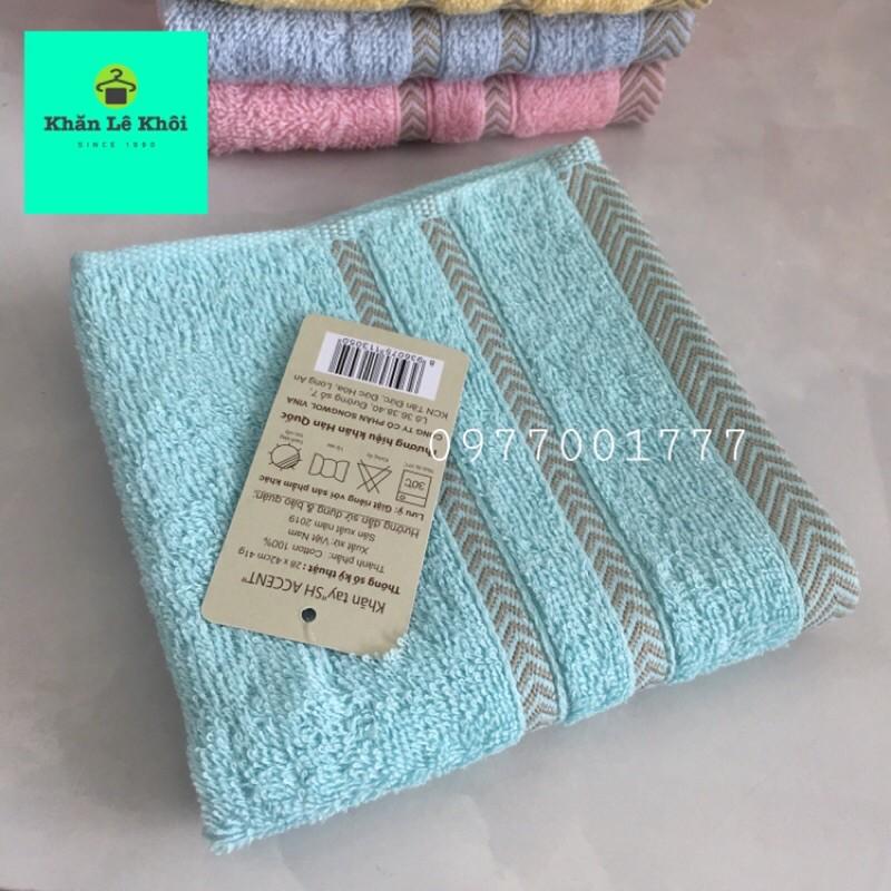 Khăn mặt Songwol chính hãng 100% cotton 28x42cm - Nhiều màu - SH ACCENT28