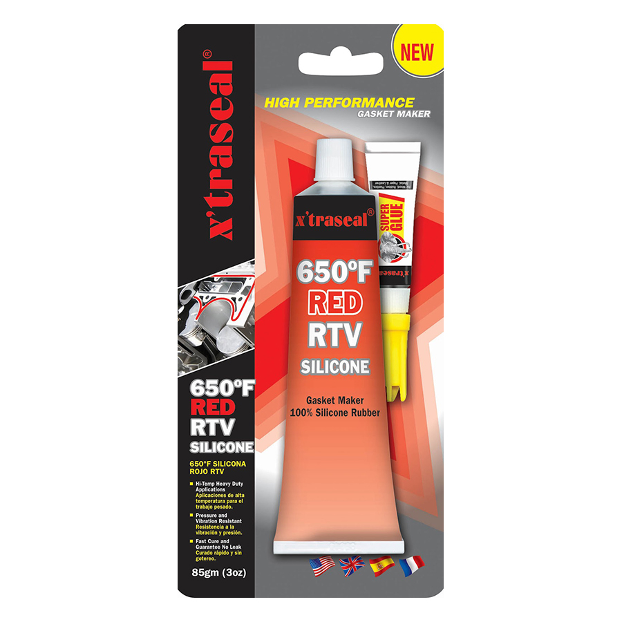 Keo Thế Ron Chịu Nhiệt X'traseal Red RTV Gasket 650 Độ F