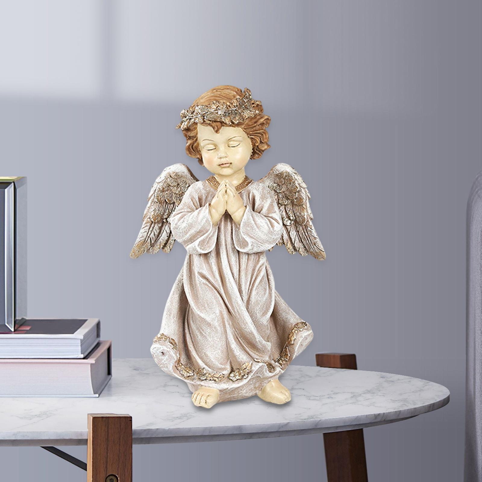 Angel Statue Angel Figurine Fairy Statue for Bookshelf