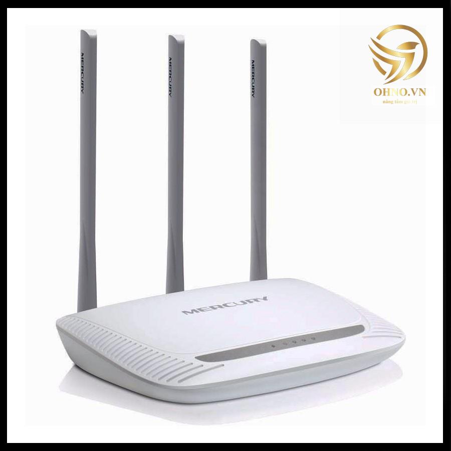 Bộ Thiết Bị Phát Wifi Mercury MW 315R 3 Anten Cục Phát Sóng Wifi Tốc Độ Cao Ổn Định hàng chính hãng