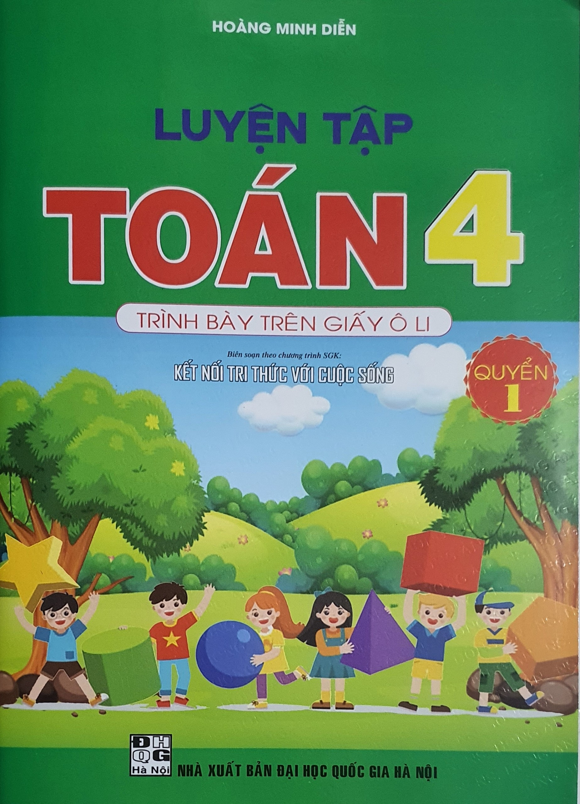 Sách - combo luyện tập toán 4- trình bày trên giấy ô li
