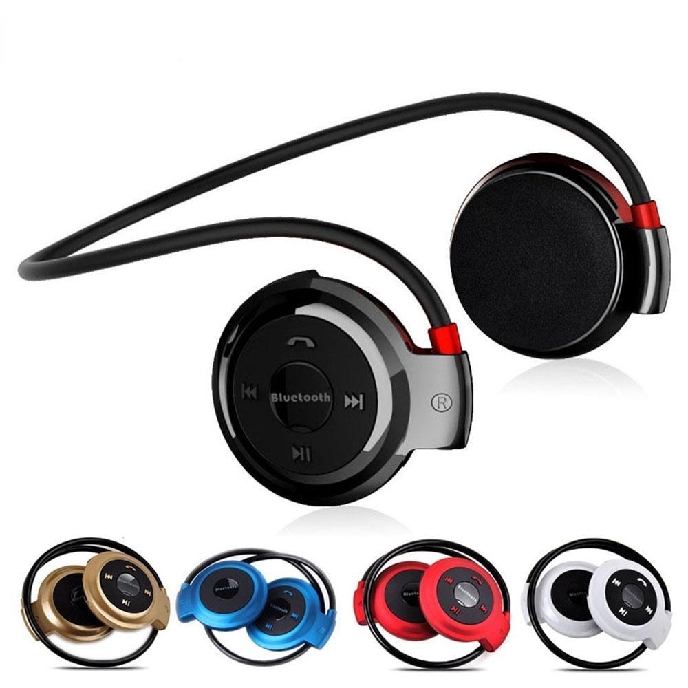 Tai Nghe Bluetooth 5.0 Không Dây Mini Có Micro Hỗ Trợ Thẻ Nhớ TF Phong Cách Thể Thao