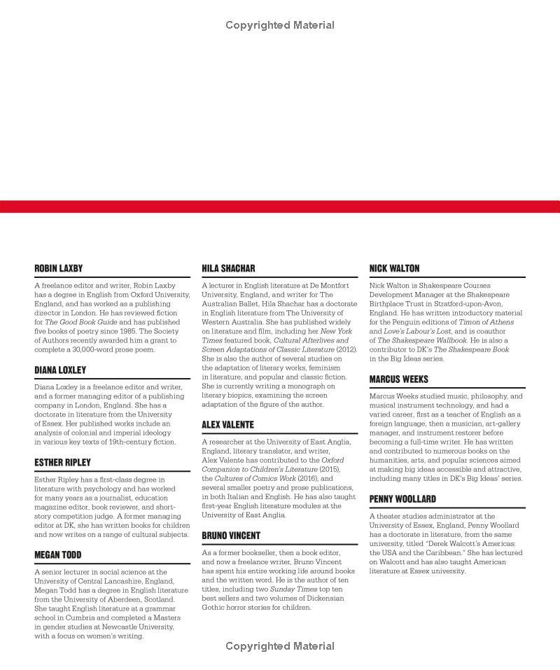 DK The Literature Book (Series Big Ideas Simply Explained)