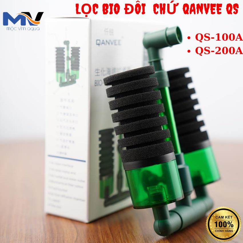 LỌC BIO ĐÔI QANVEE QS-100A & QS-200A | CỬA HÀNG CÁ CẢNH VÀ THIẾT BỊ LỌC NƯỚC HỒ CÁ MỘC VINH AQUA