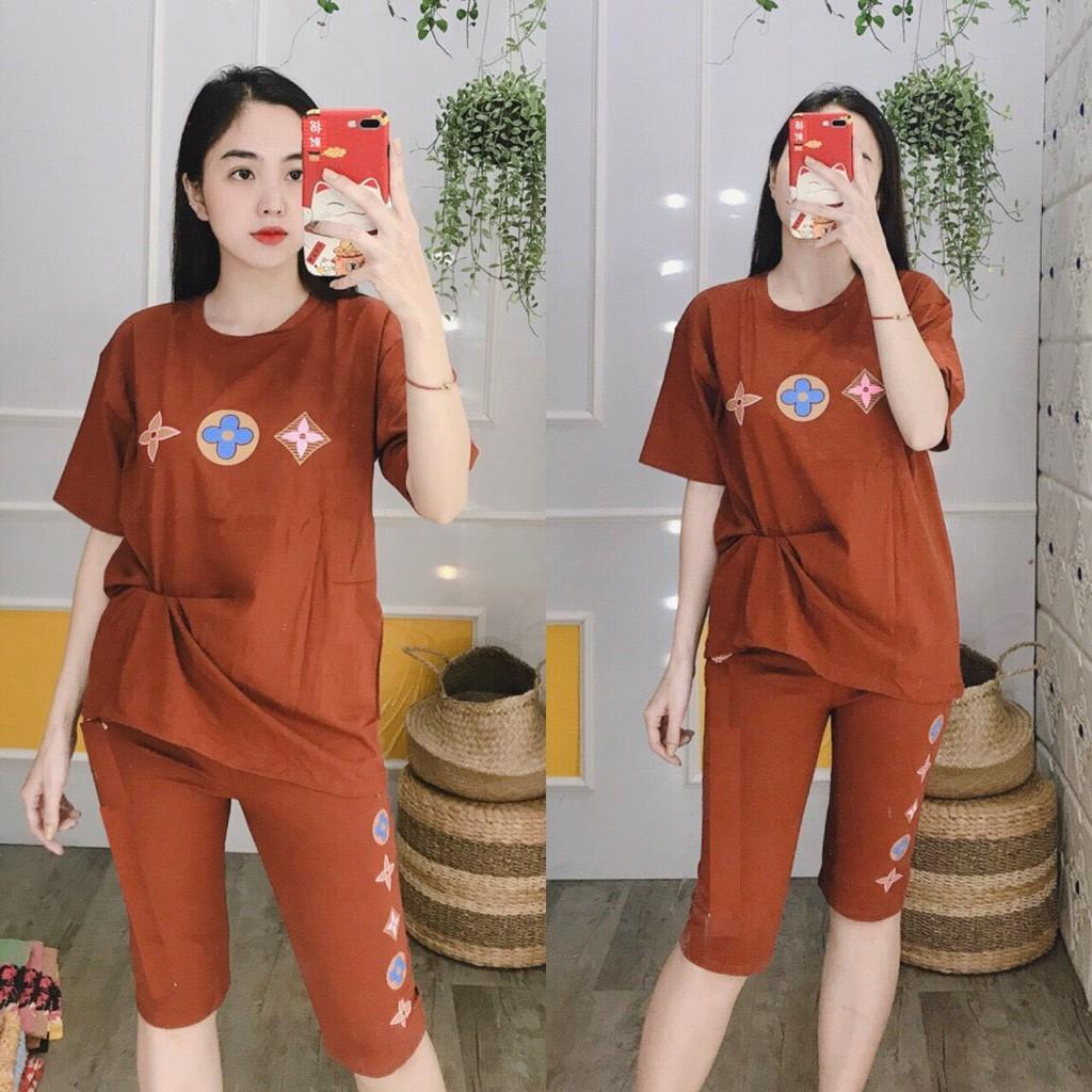 Đồ bộ thun cotton mặc nhà-(K35)