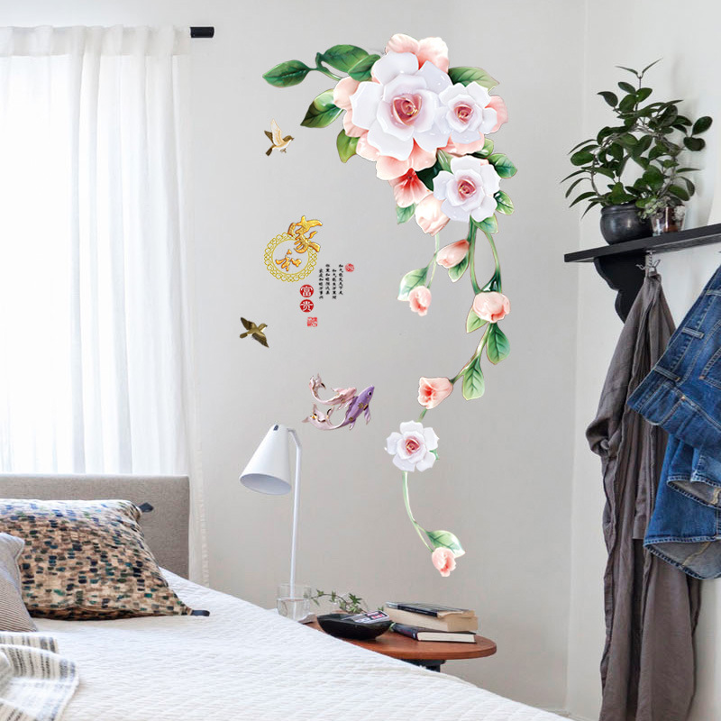 Decal 3D hoa hồng SK9289