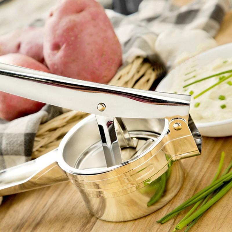 Dụng cụ ép củ quả đa năng 3 vỉ khuân inox