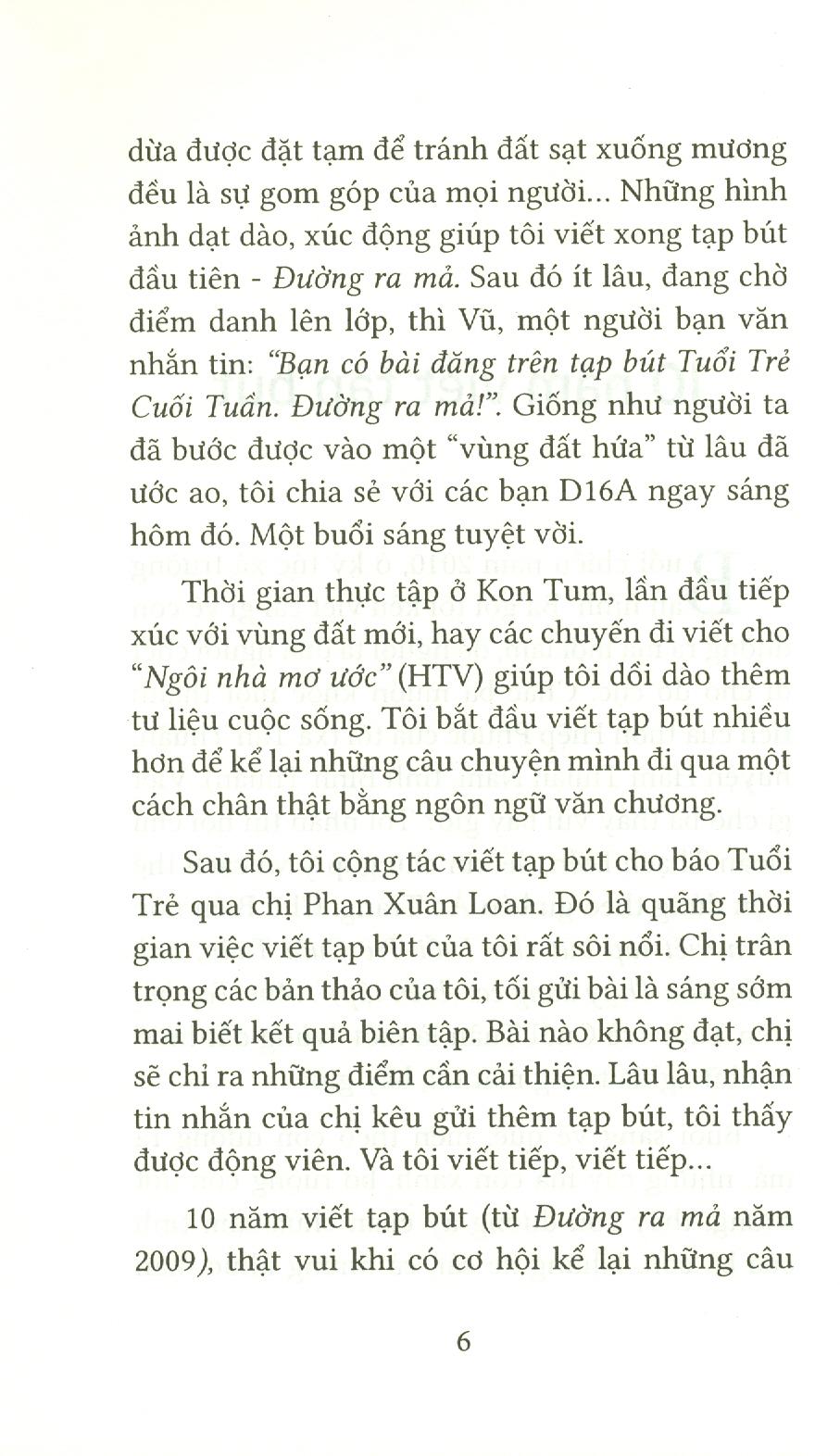 Cười Từ Nước Mắt Của Cây - Tạp Bút