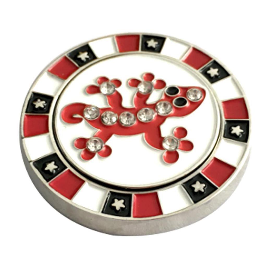 Golf Cap Clip Ball Marker Zinc Alloy Golfer