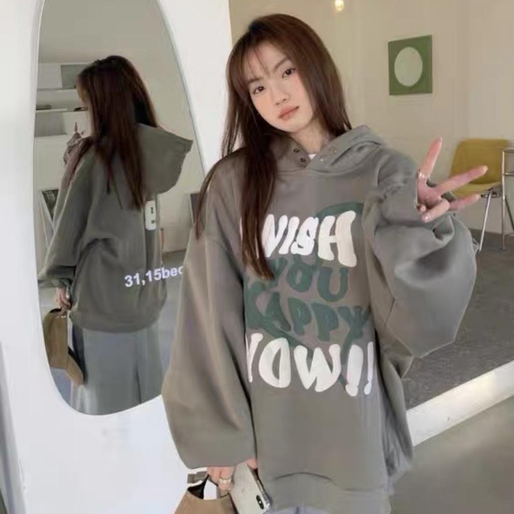 Áo khoác hoodie unisex form rộng phối nút bấm streetstyle AKN02 jacket nam nữ ulzzang hottrend vải nỉ mềm mịn
