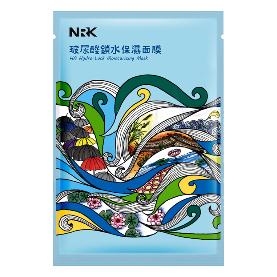 Hộp 10 Miếng Mặt Nạ Axit Hyaluronic Khóa Nước Và Cấp Ẩm Cho Da NRK Ha Hydro Lock Moisturizing Mask