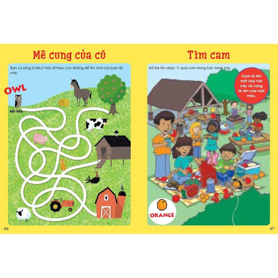 Sách The Big Fun Activity Book Pre K-A và Pre K-B Sẵn Sàng Cho Bé Tới Trường ( Bộ 2 cuốn, 2 - 4 tuổi )