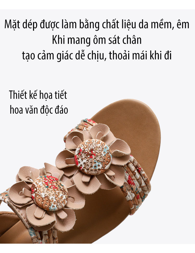 Giày quai ngang nữ giày sandals nữ dép quai hậu nữ cao 5 cm -Mã 320-324