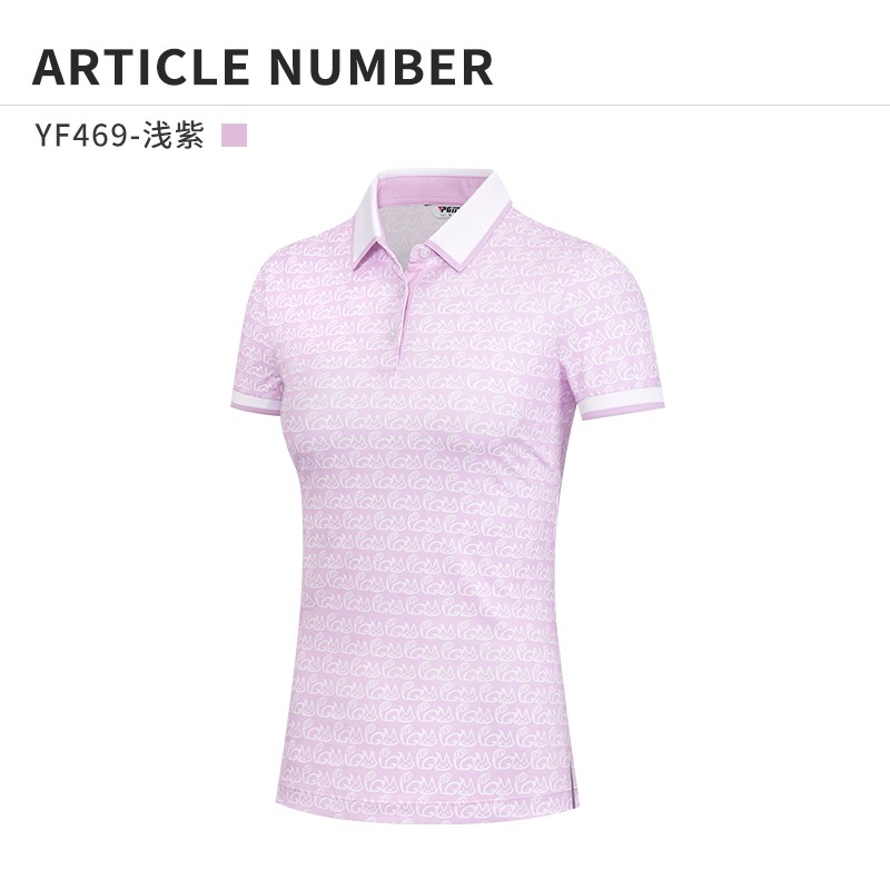 Áo Golf Nữ Ngắn Tay - PGM Women Golf Shirt - YF469