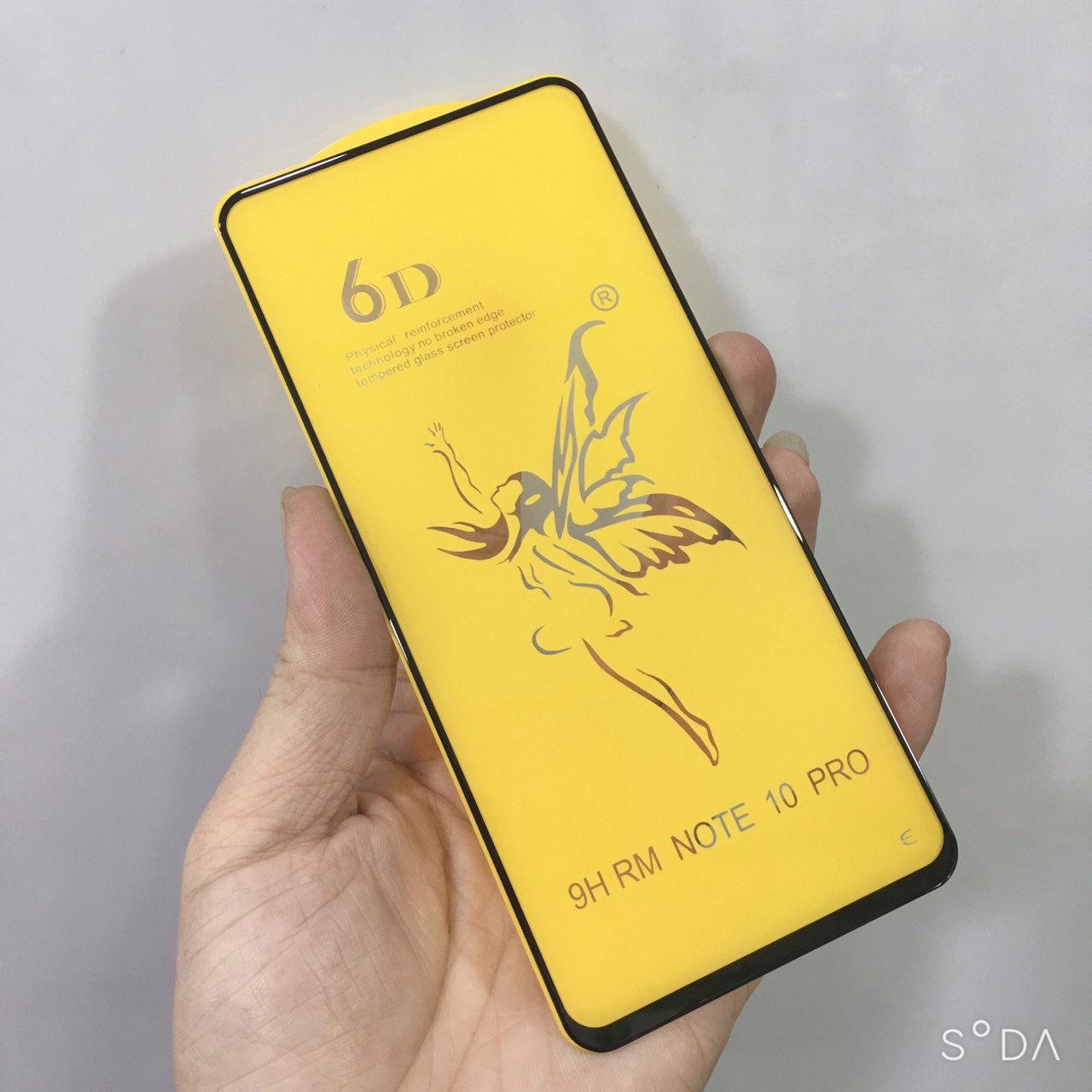 Kính cường lực full màn hình 6D thiên thần cao cấp dàn cho Xiaomi Redmi Note 10 Pro