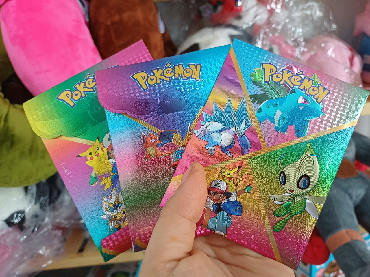 Đồ chơi thẻ pokemon bảy màu