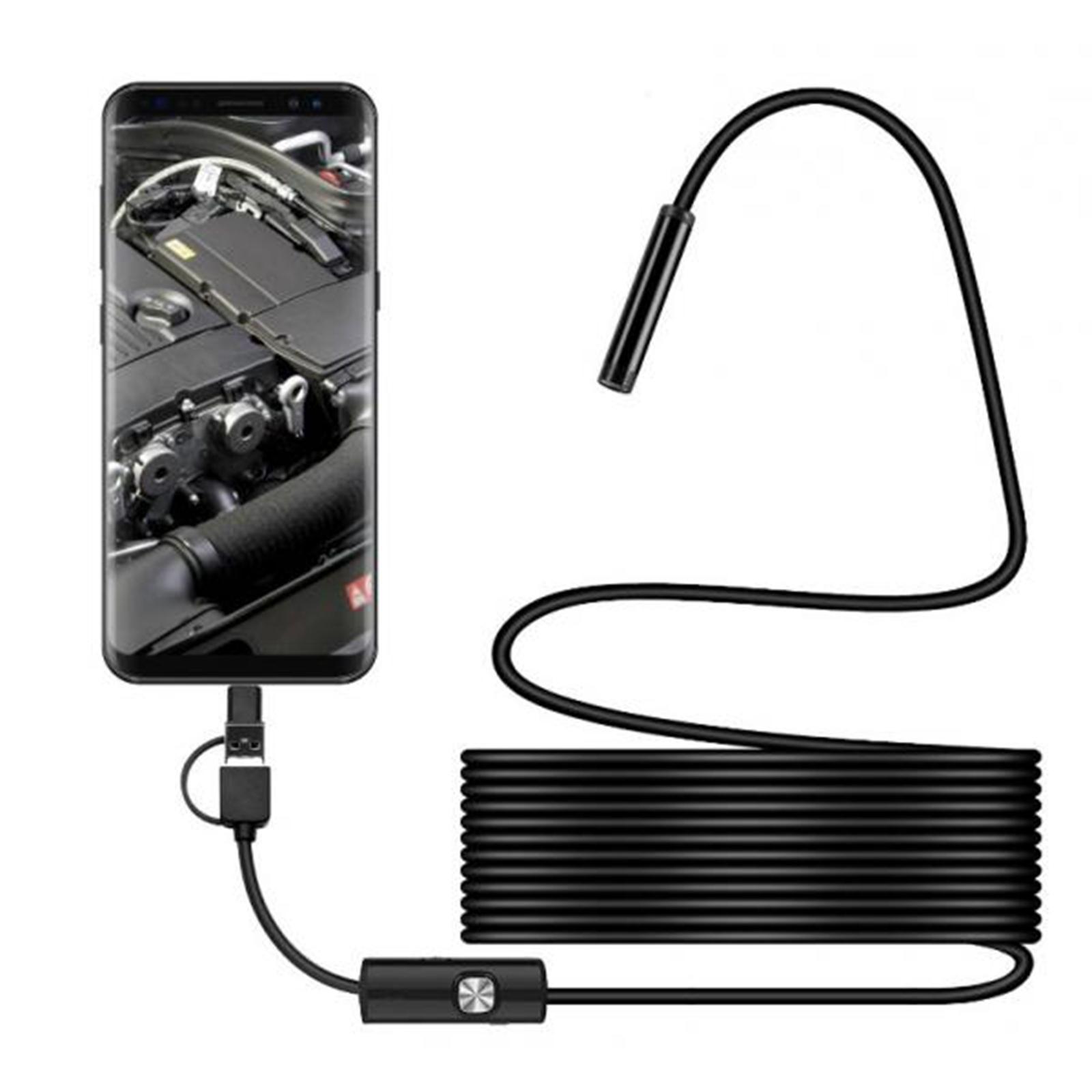 8mm Endoscope Inspection Camera Thin for Android iOS Vehicle