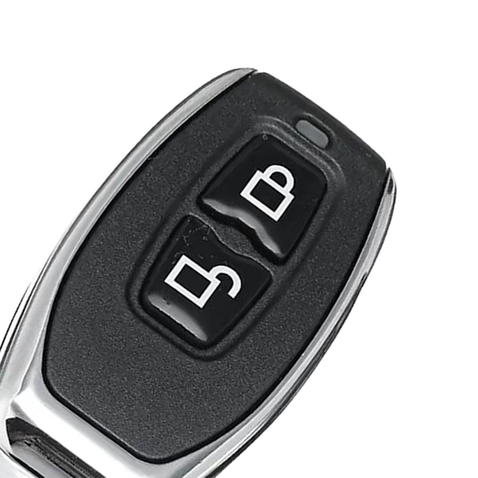 Universal Remote Keychain 2 Buttons Garage Door Remotes for Electric Vehicle