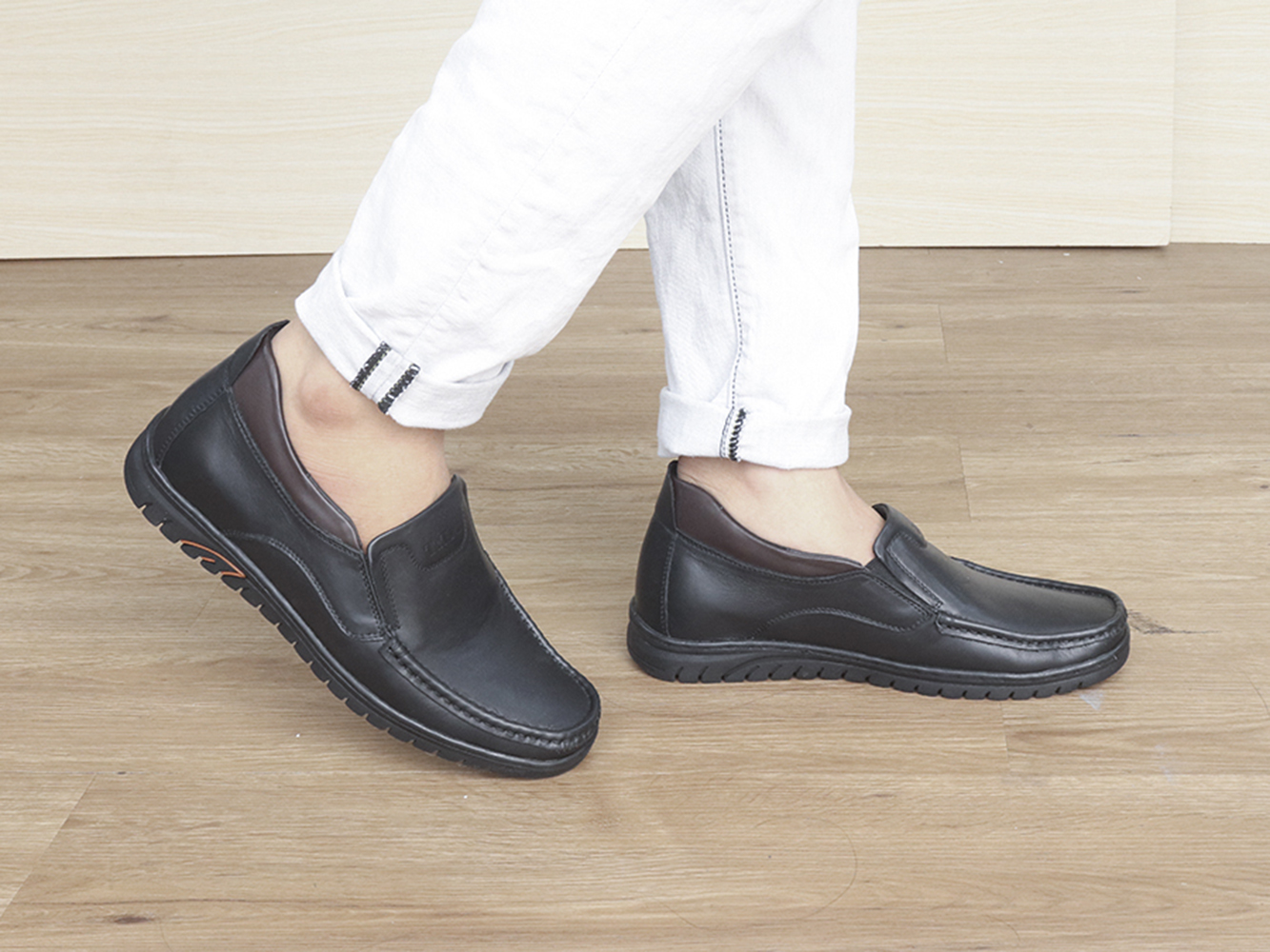 GIÀY TĂNG CHIỀU CAO GIÀY CAO DÀNH CHO NAM GIỚI T&TRA S1071 MỌI TRƠN - CAO 5CM GIÀY ĐỘN NAM CAO VƯỢT TRỘI