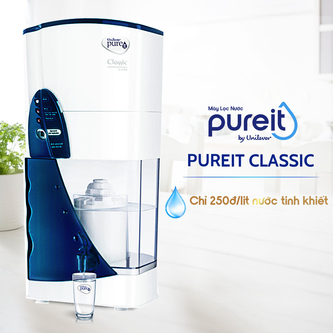 Bộ Lọc - Máy Lọc Nước Unilever Pureit Casa Classic RO + MF