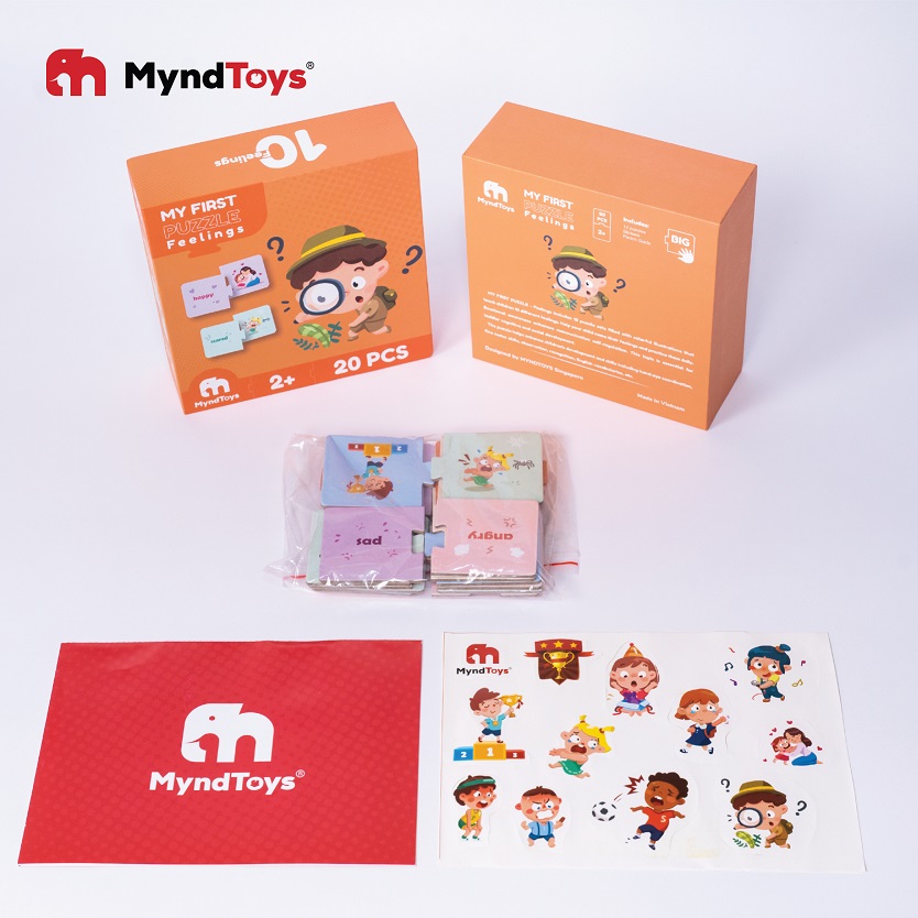 Đồ Chơi Xếp Hình Ghép Cặp MyndToys - My First Puzzle (Cho Bé Từ 2 Tuổi - Nhiều Chủ Đề)