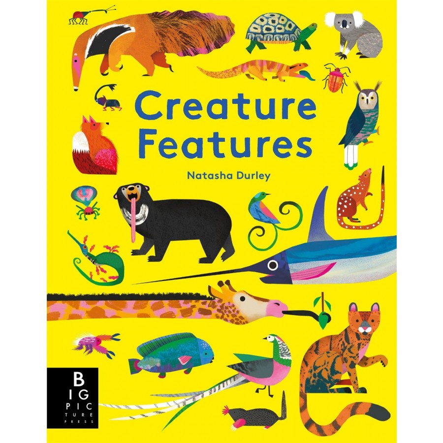 Sách Bản Quyền - Creature Features ( Thế Giới Động Vật ) - Hơn 300 Động Vật Được Phân Làm 11 Nhóm Với Các Đặc Điểm Để Con Tìm Tiểu - Á Châu Book