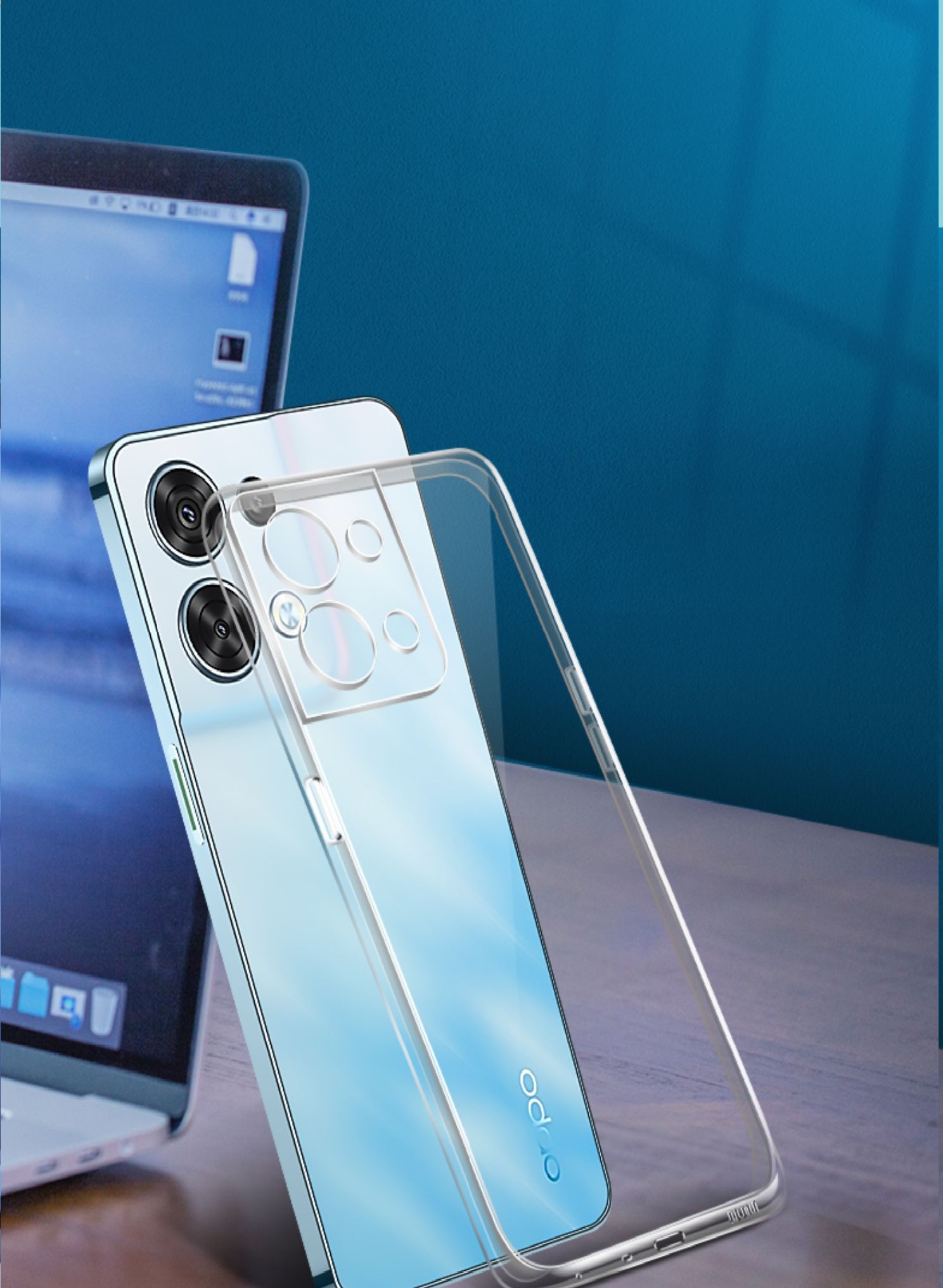 Ốp lưng dẻo silicon dành cho OPPO Reno 8 5G Ultra Thin - Hàng chính hãng