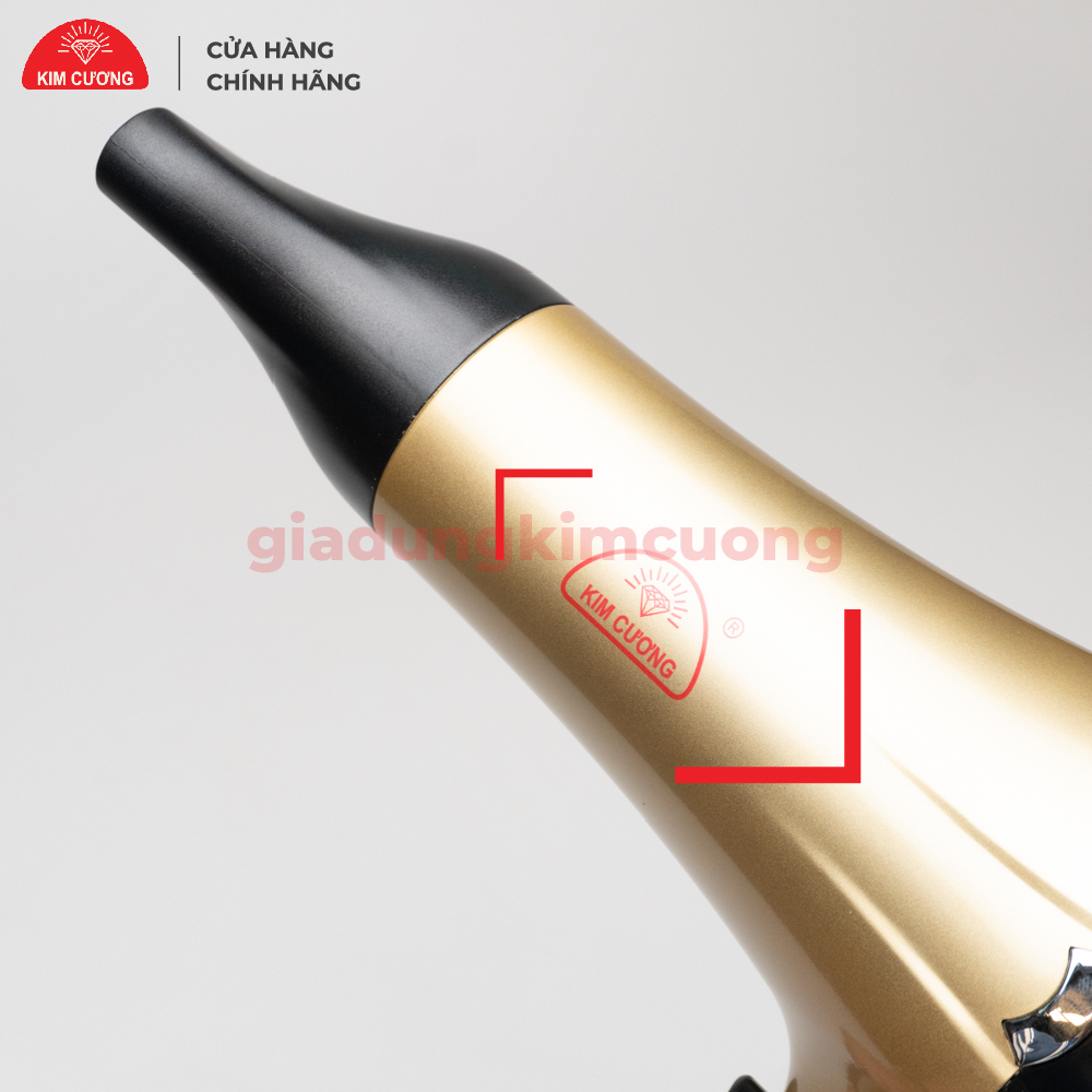 Máy Sấy Tóc 2 Chiều Nóng Lạnh - Máy Sấy Tóc Kim Cương 1640 - Hàng Chính Hãng