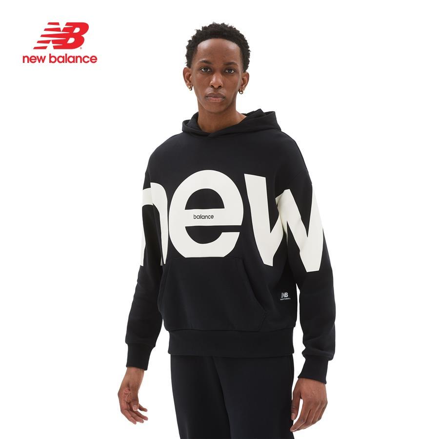 Áo khoác hoodie thời trang unisex New Balance APP LIFESTYLE HOODIES U BLACK - UT23504BK (form quốc tế)