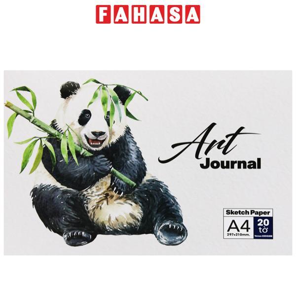 Tập Vẽ Art Journal A4 - 40 Trang 220gsm - The Sun - Panda