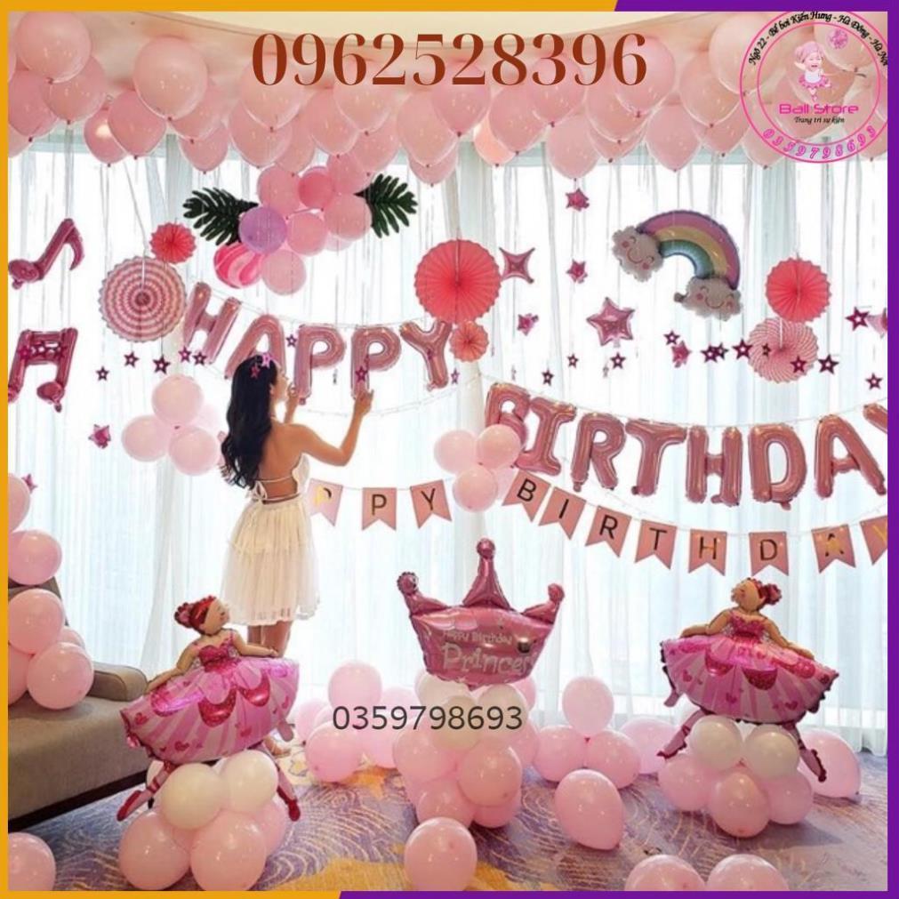 Set Bóng Trang Trí Tông Hồng
