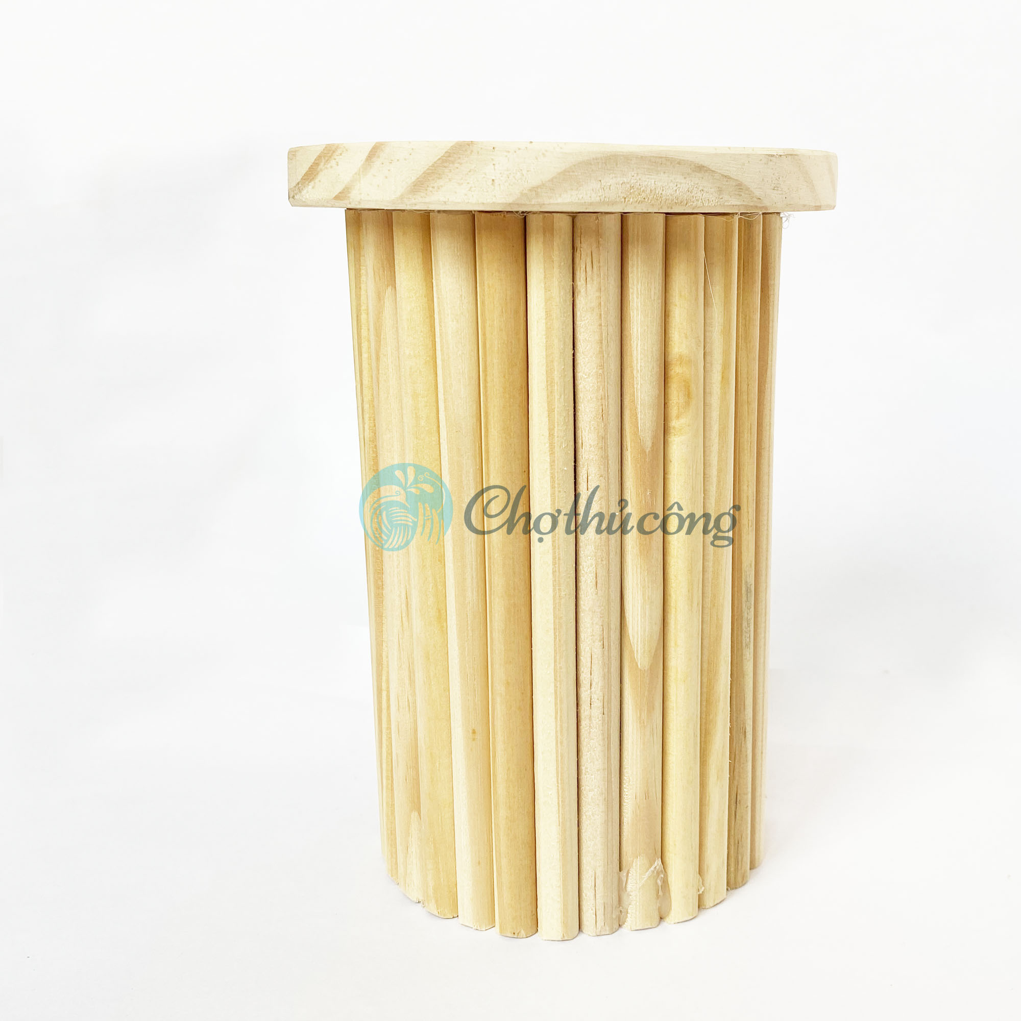 Bình hoa gỗ handmade đa năng, lọ hoa gỗ tự nhiên làm bình cắm hoa decor, kệ để chậu hoa cây cảnh trang trí, hộp gỗ cắm hoa, phụ kiện chụp ảnh
